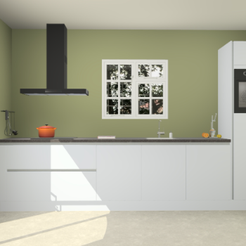 Sneeuwwitte greeploze keuken Sofia 27429