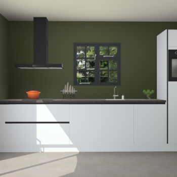 Sneeuwwitte greeploze keuken Sofia 27432