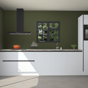 Sneeuwwitte greeploze keuken Sofia 27438
