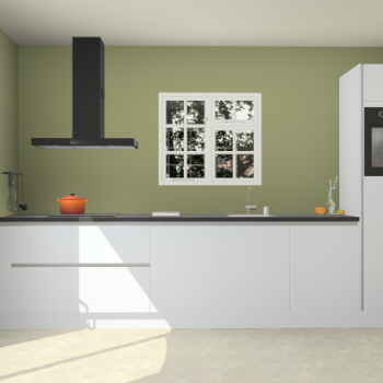 Sneeuwwitte greeploze keuken Sofia 27447