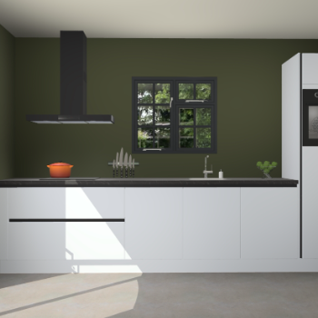 Sneeuwwitte greeploze keuken Sofia 27450
