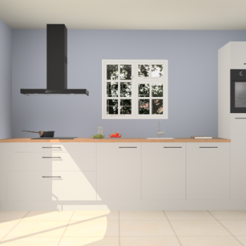 Zijdegrijze keuken Sofia 27455