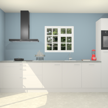 Zijdegrijze keuken Sofia 27459