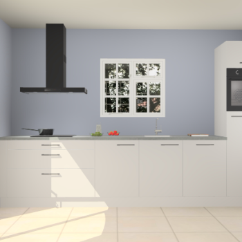 Zijdegrijze keuken Sofia 27461