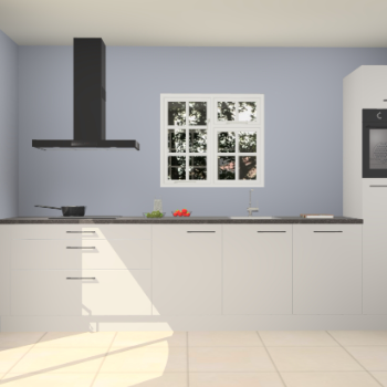 Zijdegrijze keuken Sofia 27467