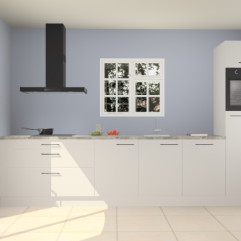 Zijdegrijze keuken Sofia 27473