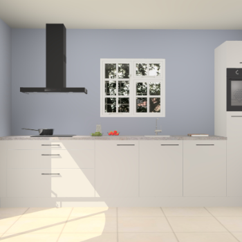 Zijdegrijze keuken Sofia 27479