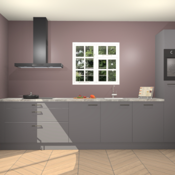 Onyxgrijze keuken Sofia 26404