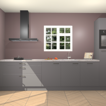 Onyxgrijze keuken Sofia 26410