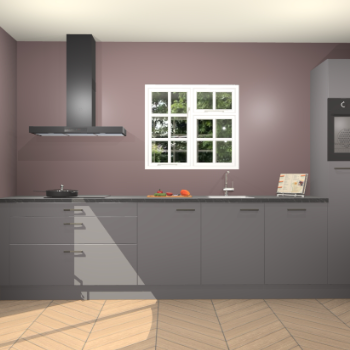 Onyxgrijze keuken Sofia 26416