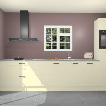 Magnolia hoogglans keuken Sofia 27347