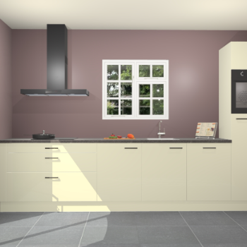 Magnolia hoogglans keuken Sofia 27353