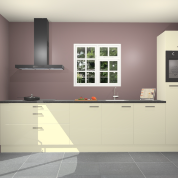 Magnolia hoogglans keuken Sofia 27371