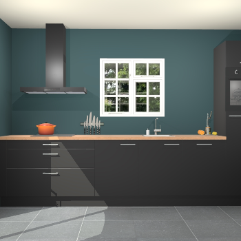 Zwarte keuken Sofia 27551