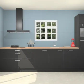 Zwarte keuken Sofia 27552