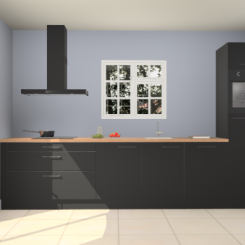 Zwarte keuken Sofia 27554