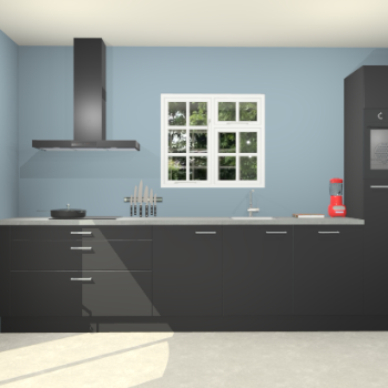 Zwarte keuken Sofia 27558