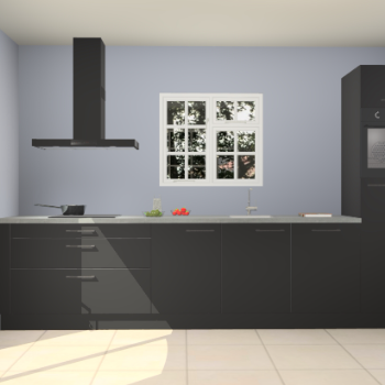 Zwarte keuken Sofia 27560
