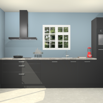 Zwarte keuken Sofia 27570