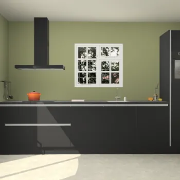 Zwarte greeploze keuken Sofia 27583