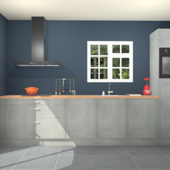 Beton parelgrijze keuken Sofia 27673