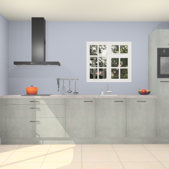Beton parelgrijze keuken Sofia 27700