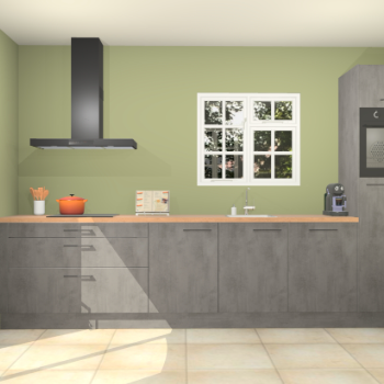 Beton antraciet keuken Sofia 27712