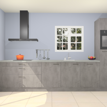 Beton antraciet keuken Sofia 27719