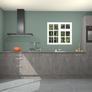 Beton antraciet keuken Sofia 27721