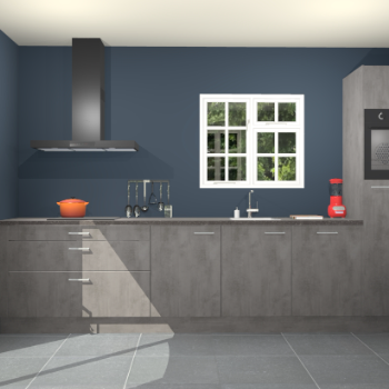 Beton antraciet keuken Sofia 27722