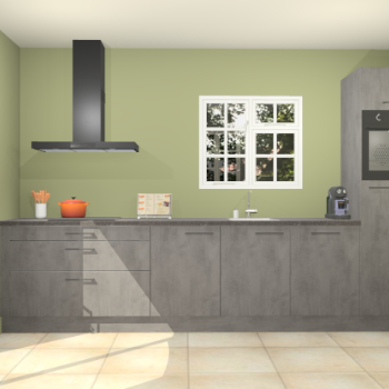 Beton antraciet keuken Sofia 27724