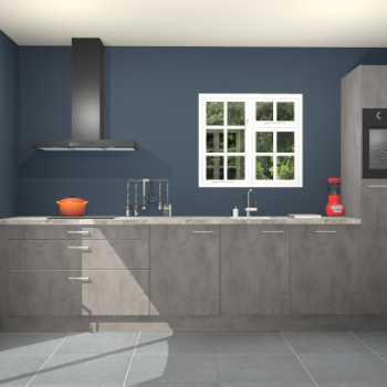 Beton antraciet keuken Sofia 27728