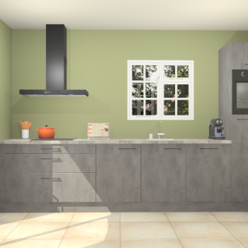 Beton antraciet keuken Sofia 27730