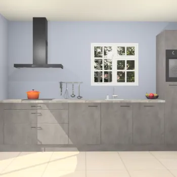 Beton antraciet keuken Sofia 27731