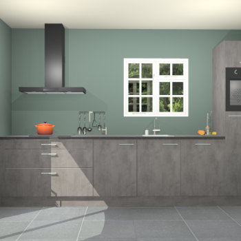 Beton antraciet keuken Sofia 27739