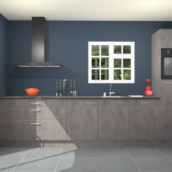 Beton antraciet keuken Sofia 27740