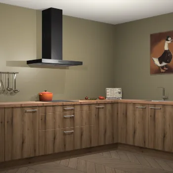 Gouden eiken keuken Canberra 27991