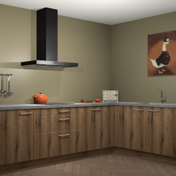 Gouden eiken keuken Canberra 27997