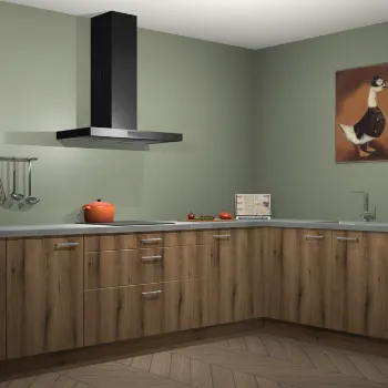 Gouden eiken keuken Canberra 27998