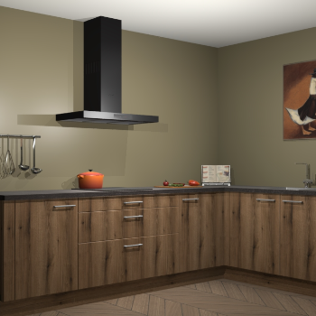 Gouden eiken keuken Canberra 28003