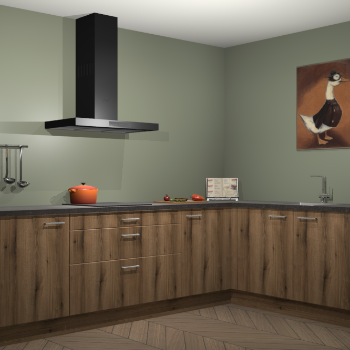 Gouden eiken keuken Canberra 28004