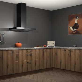 Gouden eiken keuken Canberra 28013