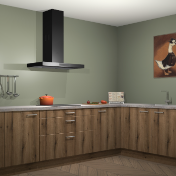 Gouden eiken keuken Canberra 28016