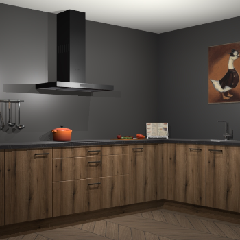 Gouden eiken keuken Canberra 28025