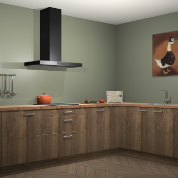 Chocolade eiken keuken Canberra 28034