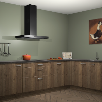 Chocolade eiken keuken Canberra 28076