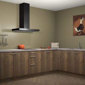 Chocolade eiken keuken Canberra 28087