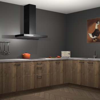 Chocolade eiken keuken Canberra 28091