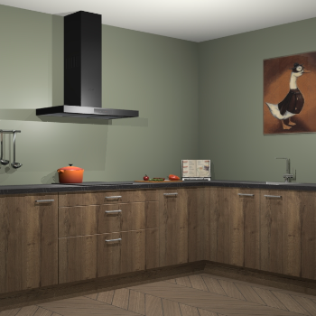 Chocolade eiken keuken Canberra 28094