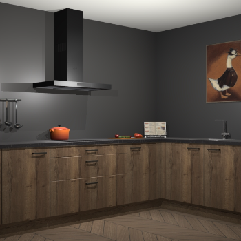 Chocolade eiken keuken Canberra 28097